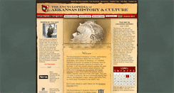 Desktop Screenshot of encyclopediaofarkansas.net