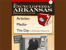Tablet Screenshot of encyclopediaofarkansas.net